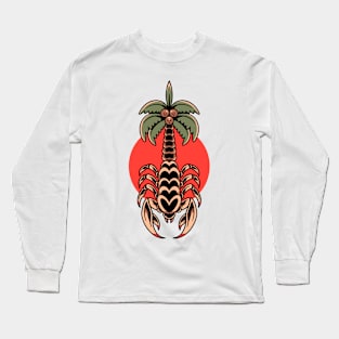 summer scorpion tattoo Long Sleeve T-Shirt